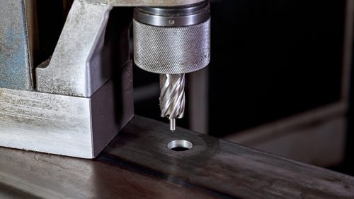 Magnetic,Drilling,Machine.,Hss,Rotabroach,Type,Cutters,Magnetic,Drill,Hole